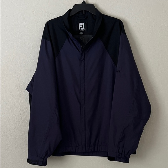 FootJoy Other - FOOTJOY DryJoys Men's Black and Navy Jacket Rain Jacket in Size XL
